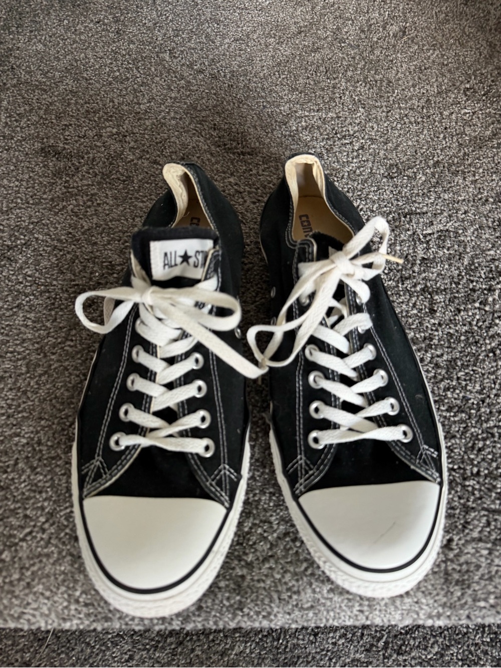 NWOT Converse Chuck Taylor All Stars Classic Black Low Top Sneakers 13